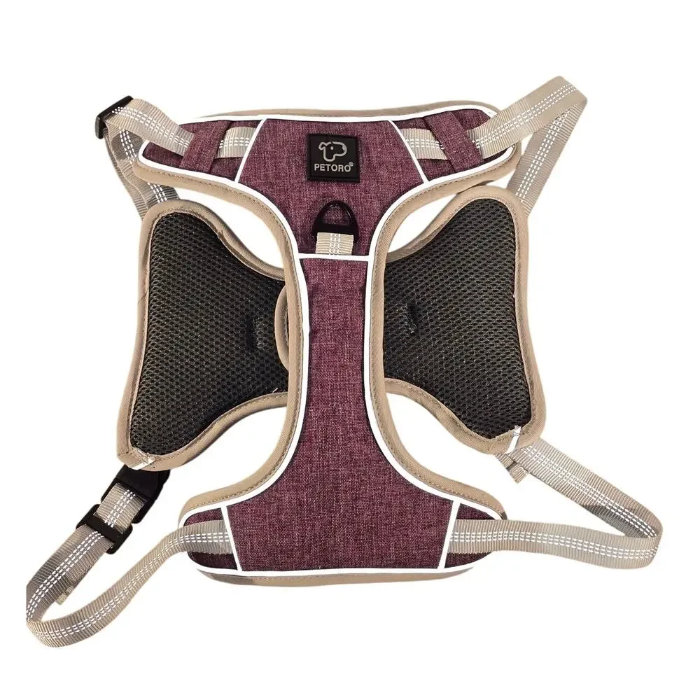 Petoro Reflective Dog Harness XL Purple Mesh Adjustable New - Picture 4 of 6
